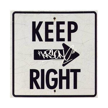 Krs-0ne " Keep right "