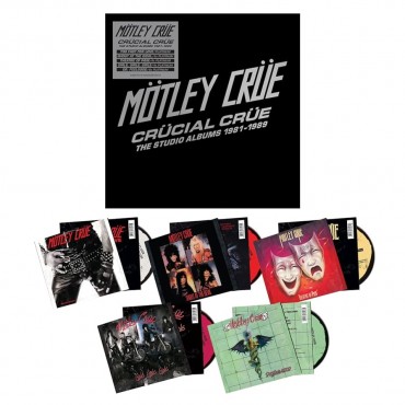Motley Crue " Crücial Crüe- The Studio Albums 1981-1989 "
