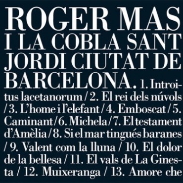Roger Mas i la cobla sant Jordi ciutat de Barcelona 