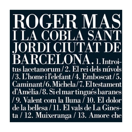 Roger Mas i la cobla sant Jordi ciutat de Barcelona 