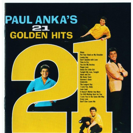 Paul Anka " 21 golden hits "